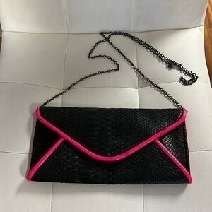 REMI & REID pink and black Crossbody/clutch